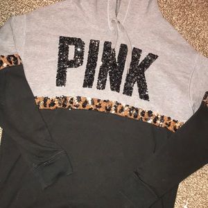 💥trade for @chany95💥Pink RARE cheetah hoodie